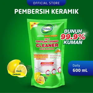PRIMO Porklin Daily Fresh 600ml Cairan Pembersih Toilet Porselen Keramik Kamar Mandi 