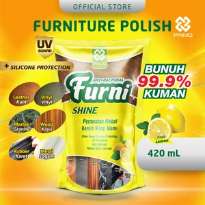 PRIMO Furnishine 420mL Pembersih Serbaguna & Pengkilap Furniture dengan Antibacterial Disinfectant