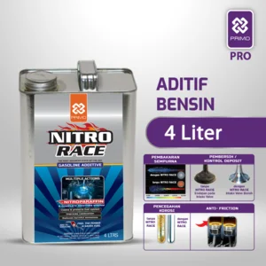 PRIMO Nitro Race 4L Octane Booster with Nitroparaffin Technology Aditif Bensin 