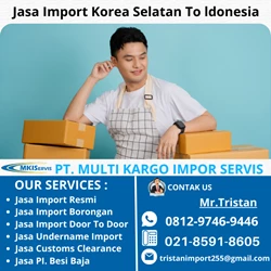 Jasa Import Korea Selatan To Indonesia By Multi Kargo Impor Servis