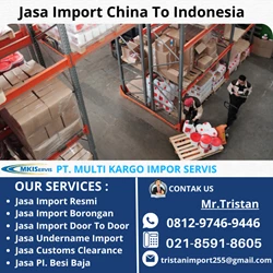 Jasa Import Doot To Door China to Indonesia By Multi Kargo Impor Servis