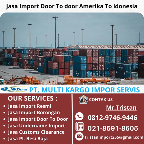 Jasa Import Door To Door Amerika To Indonesia By PT. Multi Kargo Impor Servis