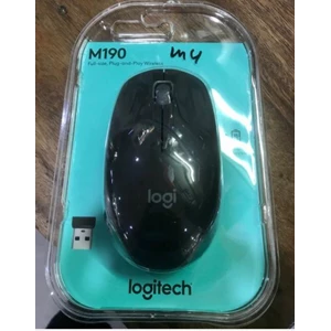 Mouse Nirkabel Ukuran Penuh Logitech M190