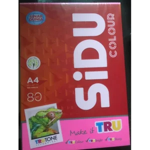 Kertas HVS A4 SINAR DUNIA 80Gsm WARNA