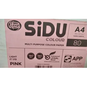 Kertas HVS A4 SINAR DUNIA 80Gsm WARNA