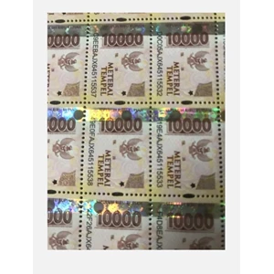Stamp Nominal 10 thousand ori