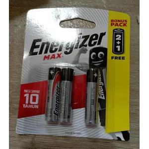 Baterai Energizer Max Alkaline AA dan atau AAA