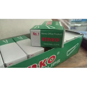 Klip Kertas / Paper Clip / Trigonal Clip KENKO No. 1