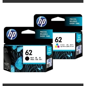 HP 62 Printer Ink Cartridge Black Original Ink Package ANA