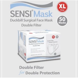 Medical Mask Sensi Duckbill XL Double Filter isi 50 ANA