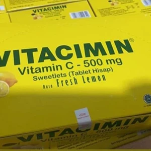 Vitamin C 500 mg Vitacimin 1 box contains 100 ANA