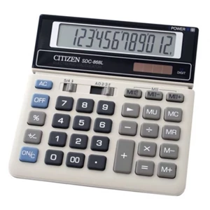 Citizen SDC 868 L Calculator 12 Digit 