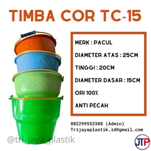 Ember Plastik Timba Cor Merek Pacul TC-15