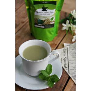 Minuman Herbal Green Coffee Java plus mint kopi hijau jawa 50 gram