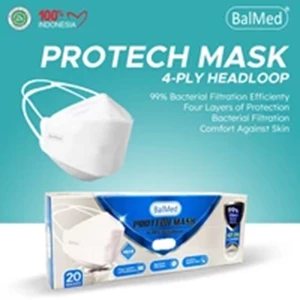 Masker Medis BalMed KF94 Surgical Protech Mask 4-PLY Headloop Isi 20 Pcs