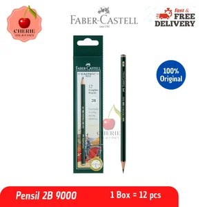 Pensil 2B Faber Castell 9000 - 1 Box 12 pcs