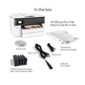 HP OfficeJet Pro 7740 Print Scan Copy Fax Printer A3 Wireless
