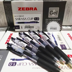 Pulpen Ballpoint Sarasa 1.0  HITAM ATAU BIRU 1 Lusin PULPEN DAN PENSIL