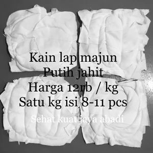 KAIN MAJUN PUTIH JAHIT KILOAN