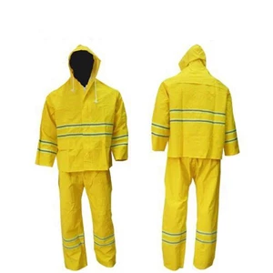 Raincoat PVC Safe-T with Reflective