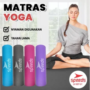 Matras Olahraga SPEEDS Yoga NBR Yoga Mat Alas Olahraga Yoga Senam Lantai Karpet Tikar 027-21