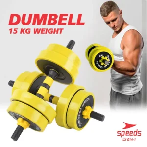 Barbel Dumbell SPEEDS Set Max 15kg Dumbel Dumble Alat Fitness 2 Pcs 014-1