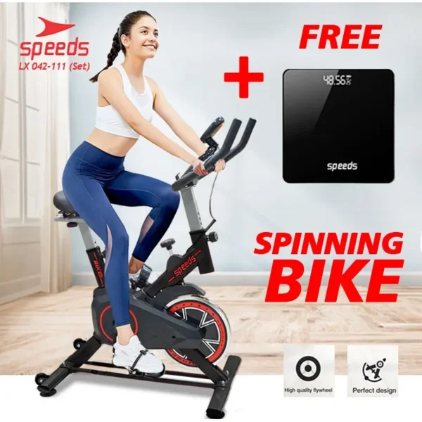 Sepeda Statis SPEEDS 20kg Sepeda Olahraga Speeds Fitness Alat Fitness Statis Elliptical New Model 042-111