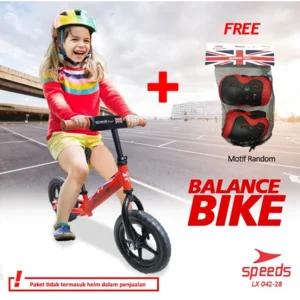 Sepeda Anak SPEEDS Sepeda Mini Balance Bike Push Bike Kick Bike Sepeda Tanpa Pedal 042-28
