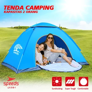 Tenda Kemah SPEEDS lipat Kapasitas 2 Orang Tenda Otomatis Outdoor & Indoor Tenda Gunung 018-1
