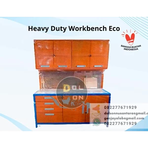 Steel Heavy Duty Workbench Work Bench Meja Lift Kerja Workshop Work Station
