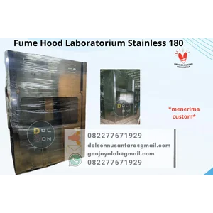 Lemari Asam Laboratorium 180 Stainless Steel Lab Fumehood Fume Hood Lokal Bisa Custom