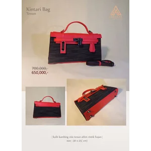 Kintari Tas Tangan Bahan Tenun
