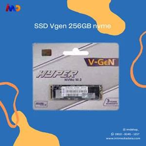 Memory / RAM SSD VGEN M.2 256gb NVMe V-GeN Hyper