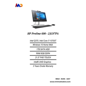 Desktop All in One HP ProOne 600 G6 23C07PA 21.5