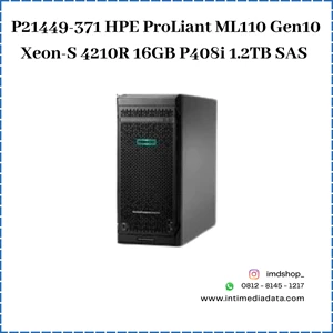Server Komputer P21449-371 HPE ProLiant ML110 Gen10 Xeon-S 4210R 16GB 1.2TB SAS
