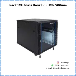 Rack Server Indorack Rack 12U Glass Door IR8012G 800mm