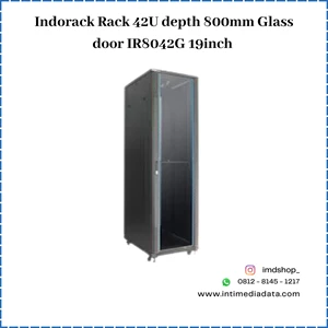 Rack Server Indorack 42U depth 800mm Glass door IR8042G 19 inch