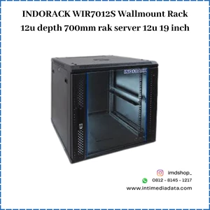 Rack Server Indorack WIR7012S Wallmount Rack 12u depth 700mm rak server 12u 19 inch