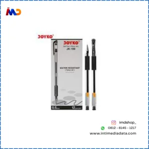 Pulpen dan Pensil Joyko Gel JK-100 Black