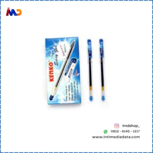 Pulpen dan Pensil Kenko Easy Gel Biru