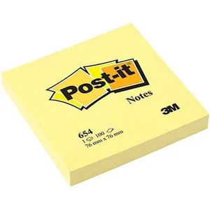 Kertas Memo & Sticky Notes Post It No. 654