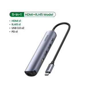 USB connector UNGREEN Hub 5 in 1 TYPE CM418