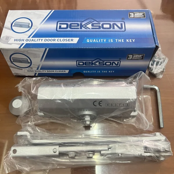 Door Closer Dekkson Hold Open silver