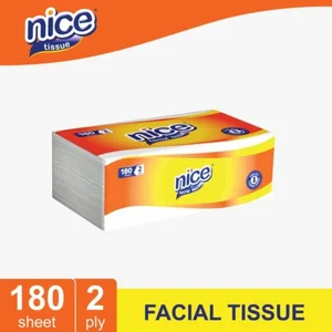 Tisu Wajah Nice 180 Sheet