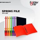 F1 Folder One Spring File F4 Varian Warna-Warni 1