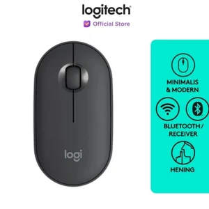 LOGITECH M350 PEBBLE SILENT WIRELESS BLUETOOTH MOUSE ORIGINAL