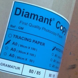 Kertas HVS Roll A0 80gr (90cm x 150m) Diamant