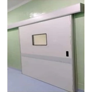 Pintu Hermatic Ruangan Kemoterapi Stainless Sliding Otomatis