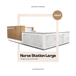 Nurse Station - Meja Resepsionis - Desain Interior Rumah Sakit - Large