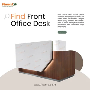 Meja Resepsionis - Front Office Desk - Minimalis - Filwerd Indonesia